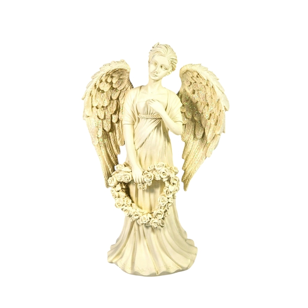 Angel Star "Always In My Heart" Resin Figurine 8.5 in Angel In Rememberance